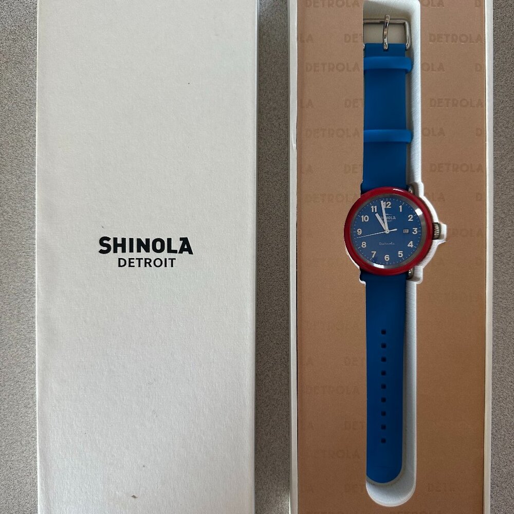 Shinola Detrola "I Voted" watch, NWOT